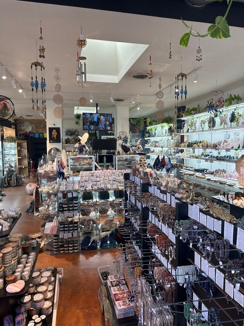 5280 Crystals' section for beads, candles and additional crystals