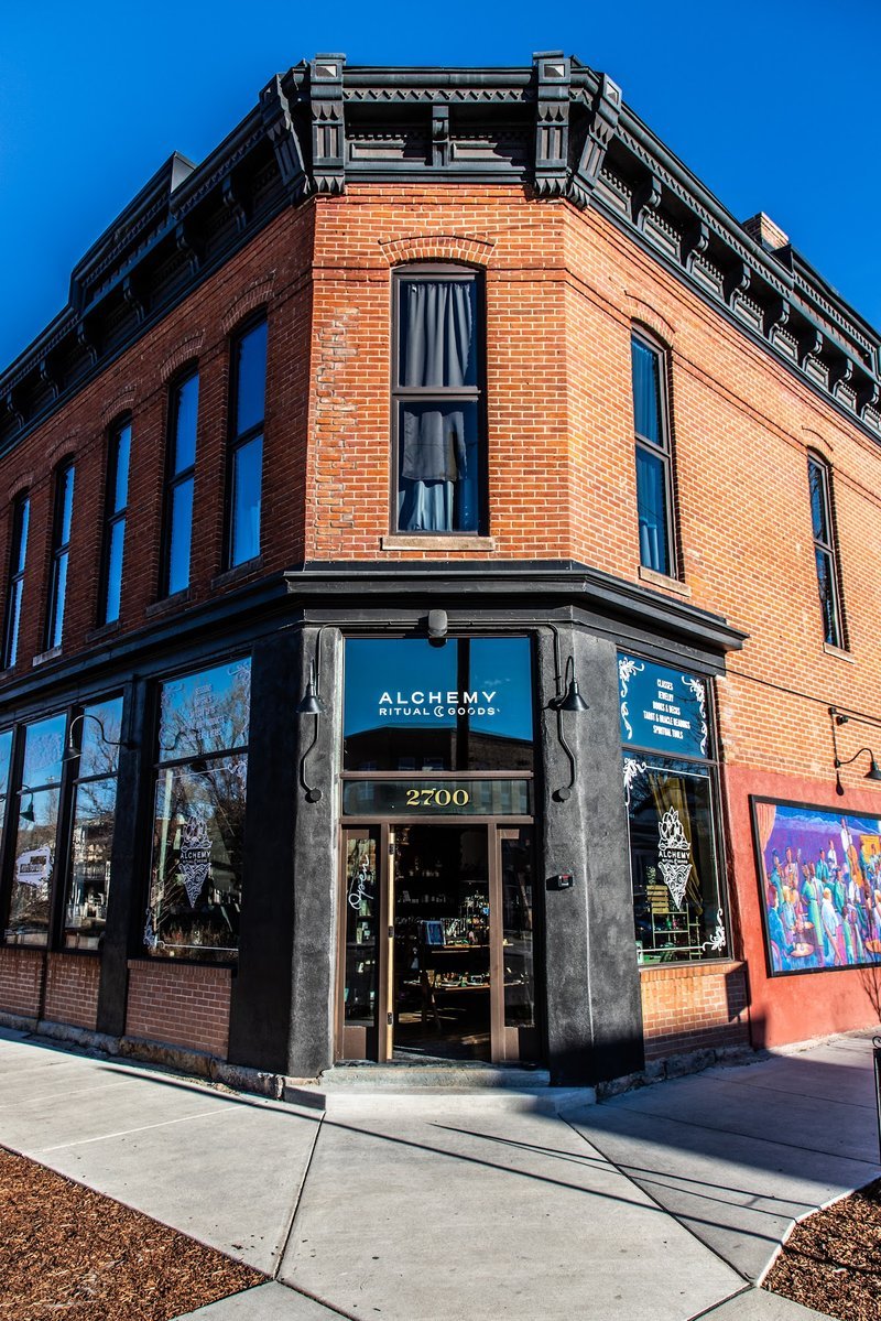 Alchemy Ritual Goods Metaphysical Store storefront in Denver Colorado