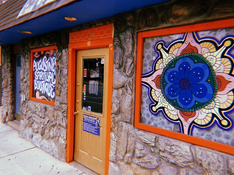 Augustines Spiritual Boutique Metaphysical Store storefront in Chicago Illinois