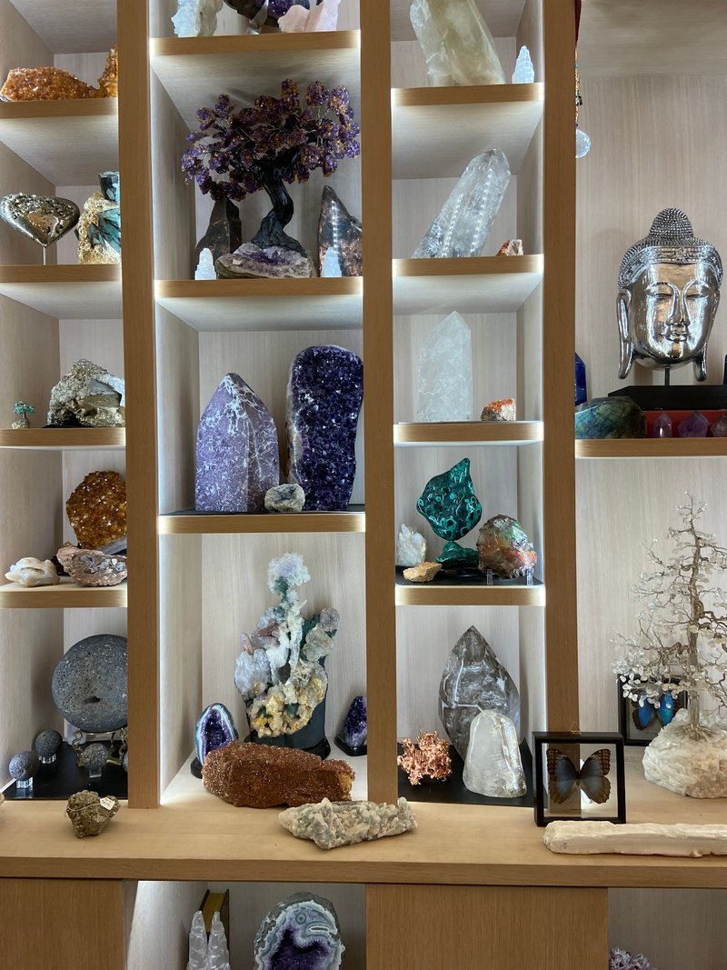 Curated selection of gemstones, crystals, and metaphysical supplies