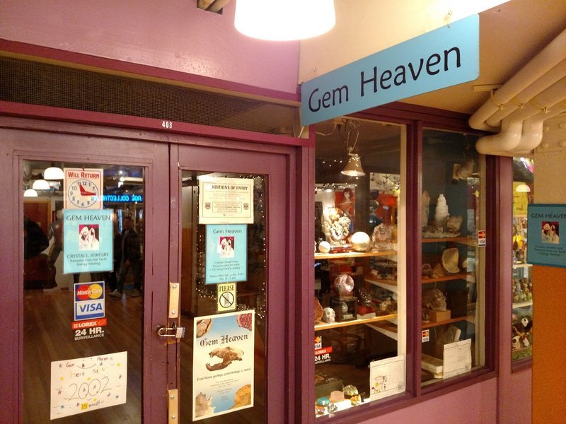 Gem Heaven Spiritual Store Metaphysical Store storefront in Seattle Washington