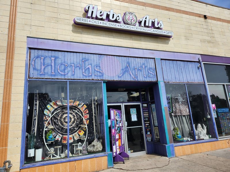Herbs & Arts Metaphysical Store storefront in Denver Colorado