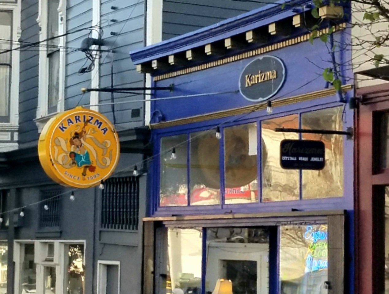 Karizma Rock Shop storefront in San Francisco California