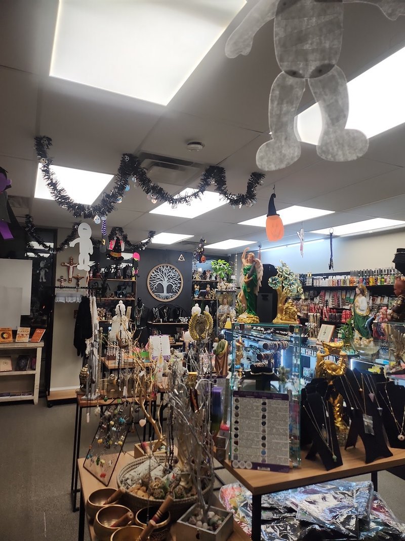 Curated selection of gemstones, crystals, and metaphysical supplies