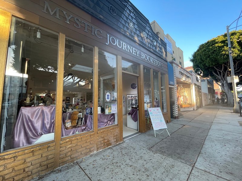 Mystic Journey Metaphysical Store storefront in Santa Monica California