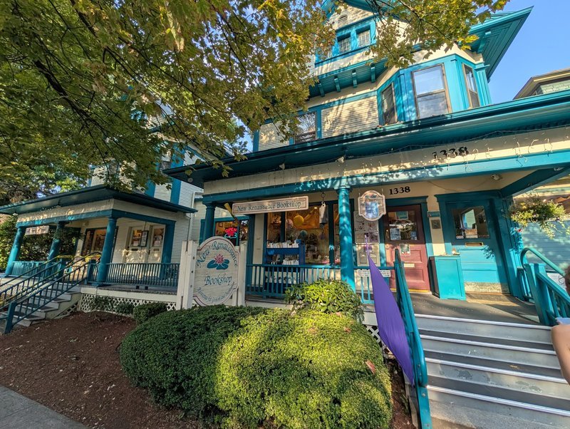 New Renaissance Bookshop Metaphysical Store storefront in Portland Oregon