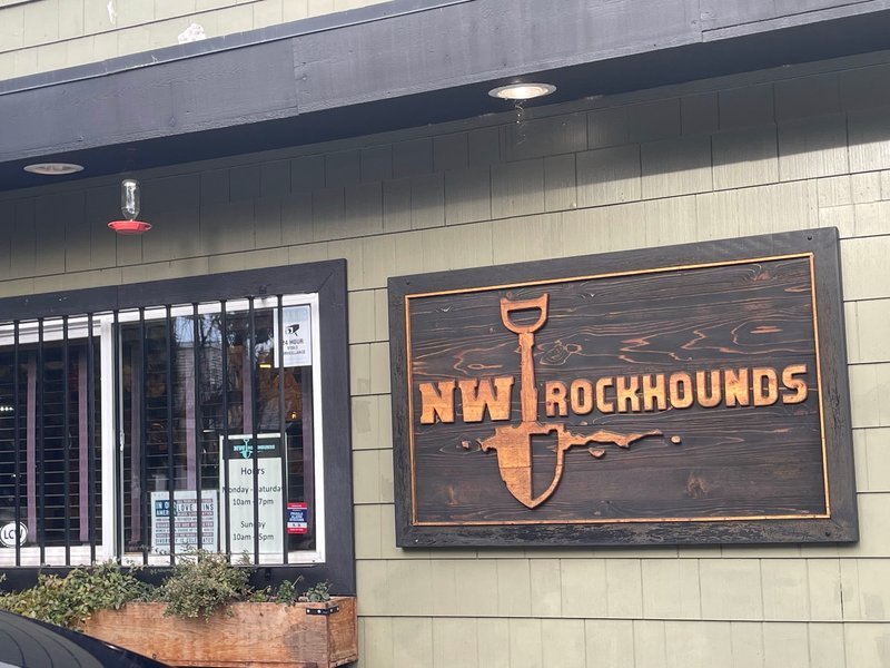 NW Rockhounds Metaphysical Store storefront in Seattle Washington