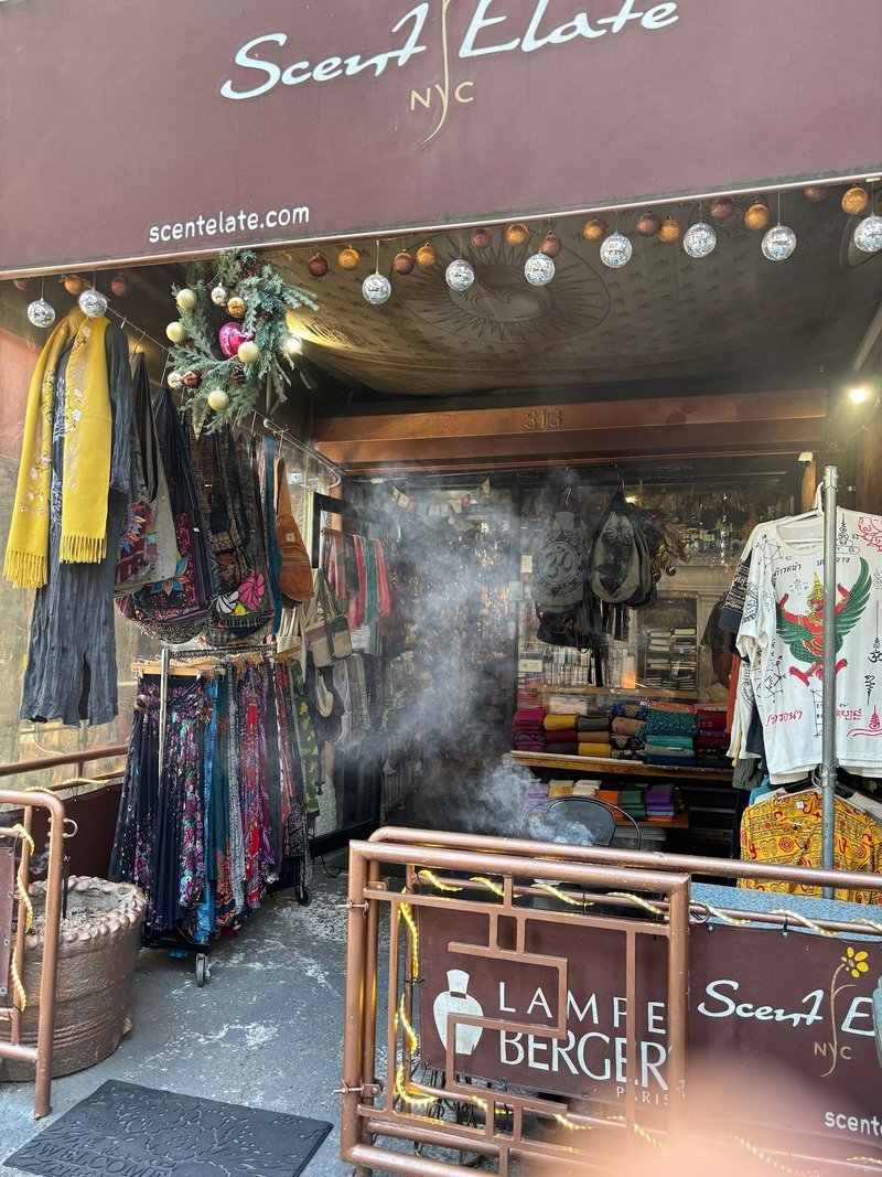 Scent Elate Metaphysical Store storefront in New York New York