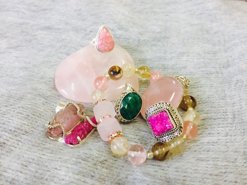 Curated selection of gemstones, crystals, and metaphysical supplies