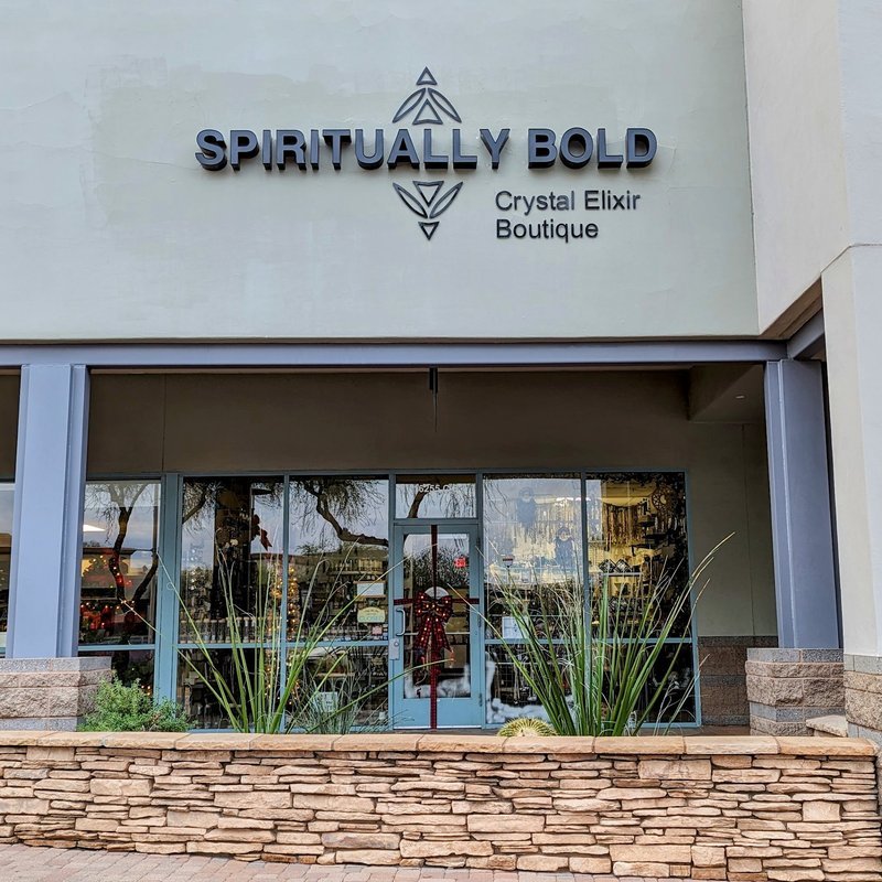 Spiritually Bold Metaphysical Store storefront in Scottsdale Arizona