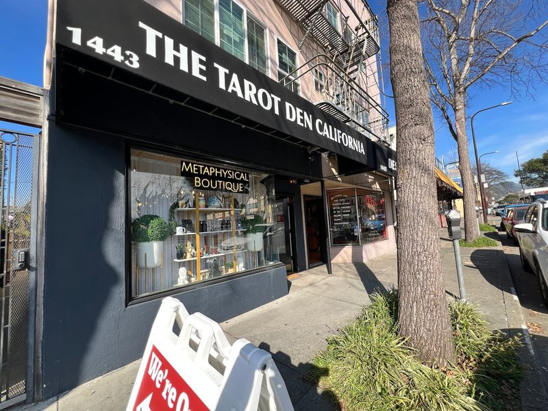 Tarot Den California Metaphysical Store storefront in Berkeley California
