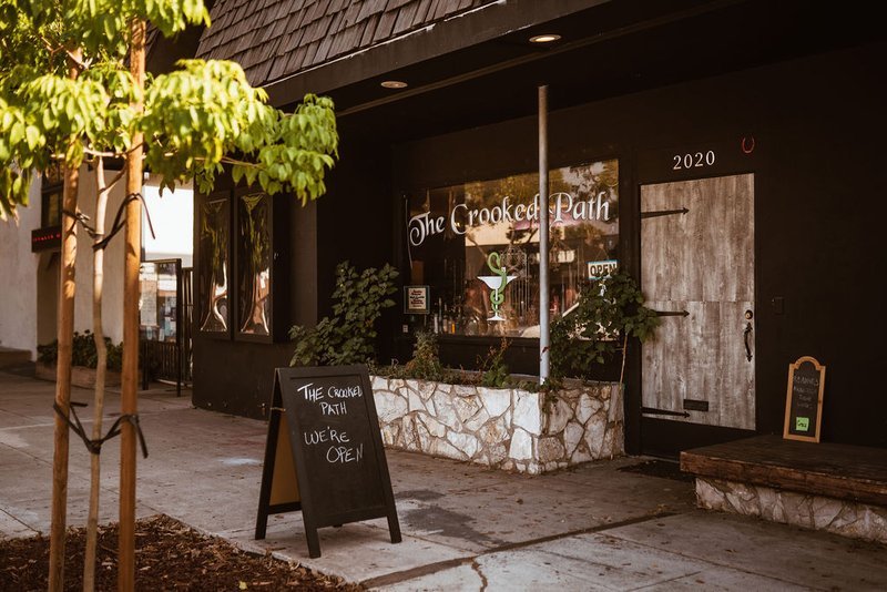 The Crooked Path Metaphysical Store storefront in Burbank California