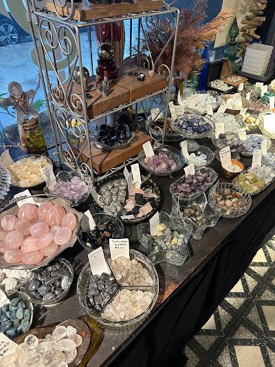 Curated selection of gemstones, crystals, and metaphysical supplies