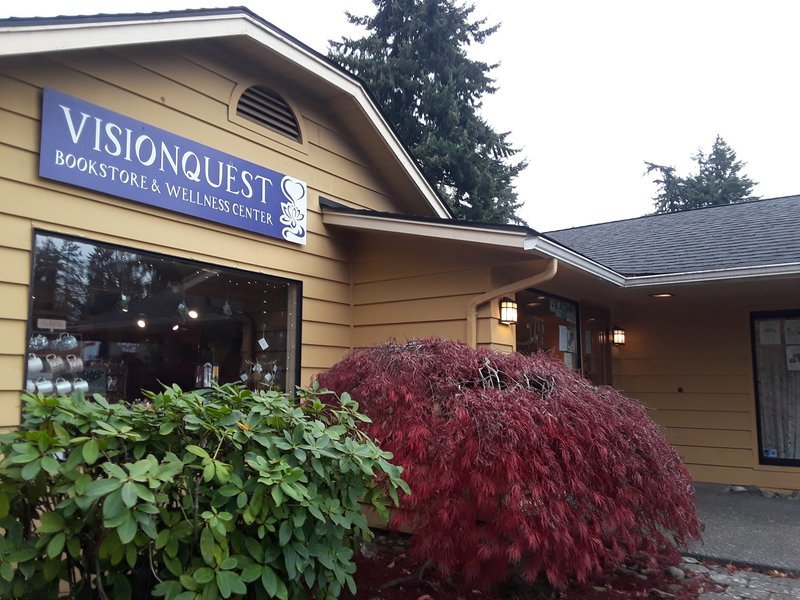 Vision Quest Bookstore & Wellness Center Metaphysical Store storefront in Everett Washington